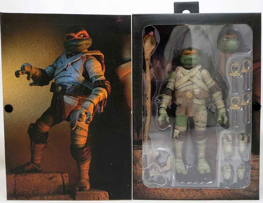 Universal Monsters x Teenage Mutant Ninja Turtles Ultimate Michelangelo as The Mummy