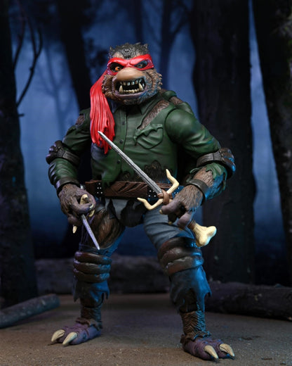 Teenage Mutant Ninja Turtles X Um Ult Raphael Wolfman 7in Action Figure