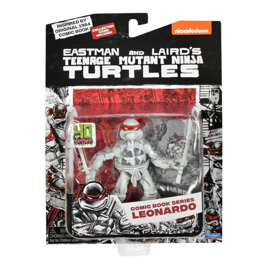 Teenage Mutant Ninja Turtles 4 Inch Action Figure B&W Comic Series - Leonardo
