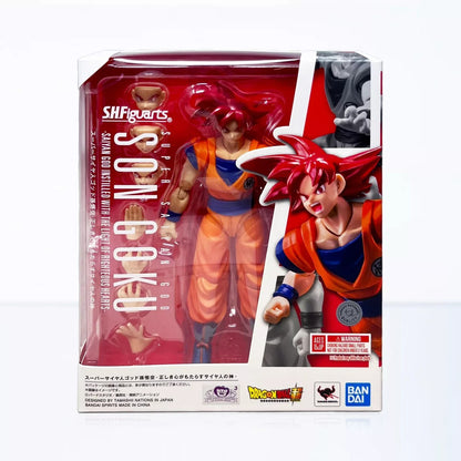 Db Super Ss God Son Goku God Of Virtue S.H.Figuarts Action Figure