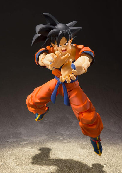 Dbz Son Goku Saiyan Raised On Earth S.H.Figuarts Action Figure