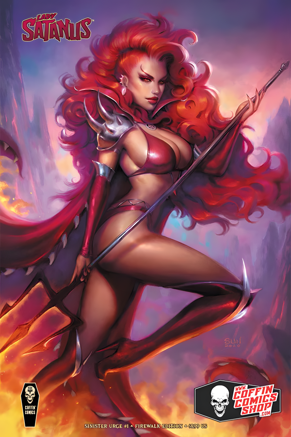 Lady Satanus: Sinister Urge #1
Sun Khamunaki Firewalk Variant