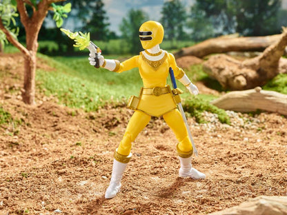 Power Rangers Lightning Collection Zeo Yellow Ranger 6-Inch Premium Collectible Action Figure Toy with Accessories