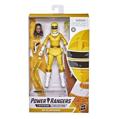 Power Rangers Lightning Collection Zeo Yellow Ranger 6-Inch Premium Collectible Action Figure Toy with Accessories