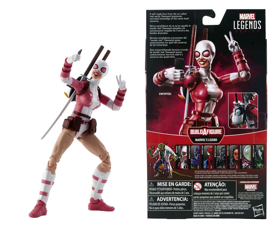 Spider-Man Marvel Legends Gwenpool (Marvel's Lizard BAF)