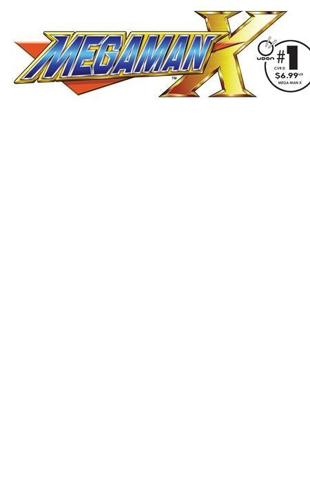 MegaMan X #1 Blank Variant Cover D