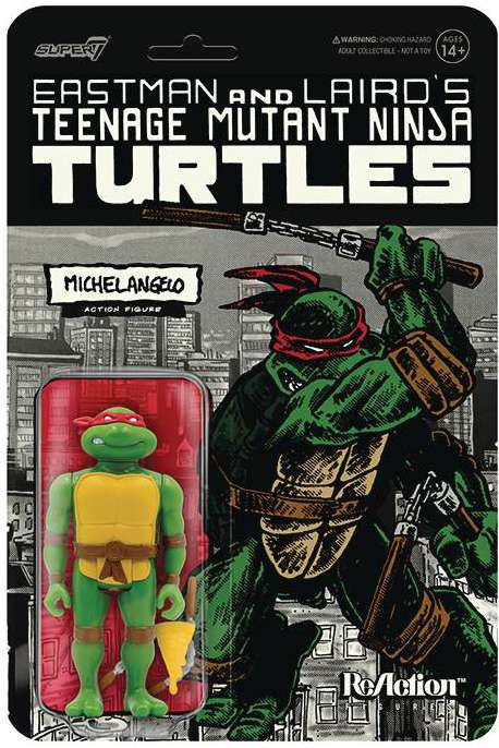 ReAction Teenage Mutant Ninja Turtles Michelangelo Action Figure [Mirage Variant]