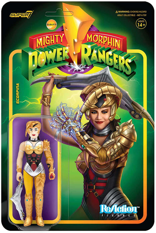 Power Rangers ReAction Wave 2 Scorpina Action Figure [Mighty Morphin']