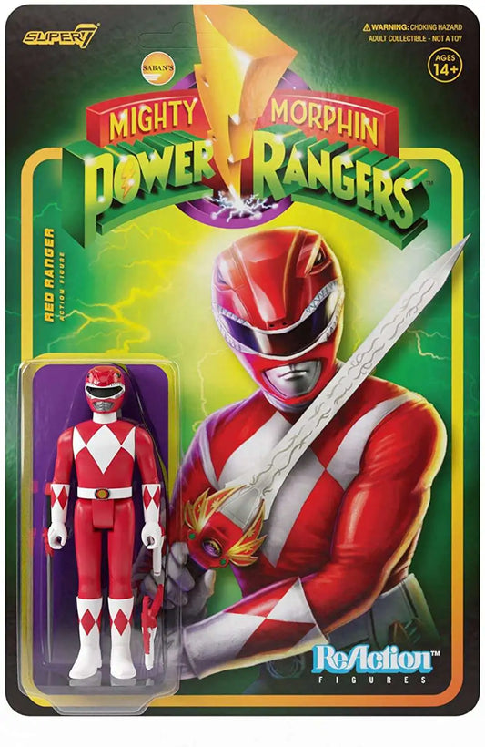 Power Rangers ReAction Red Ranger Action Figure [Mighty Morphin']