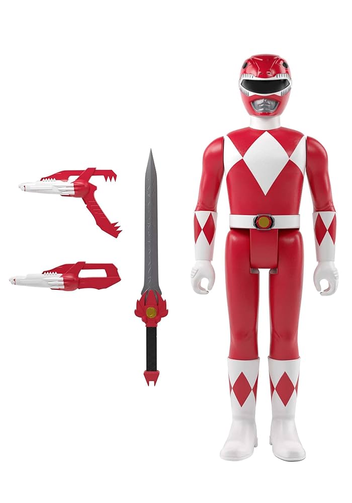 Power Rangers ReAction Red Ranger Action Figure [Mighty Morphin']