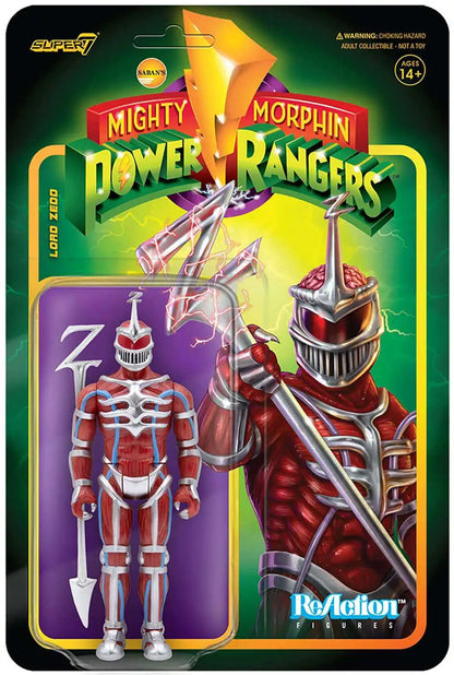 Power Rangers ReAction Wave 2 Lord Zedd Action Figure [Mighty Morphin']