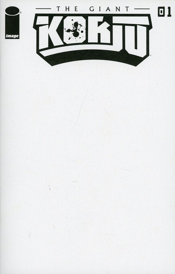 The Giant Kokjü #1 Cover C Blank Sketch Variant