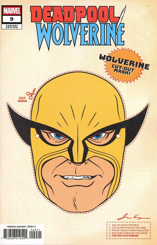 Deadpool/Wolverine #9 Halloween Mask Variant