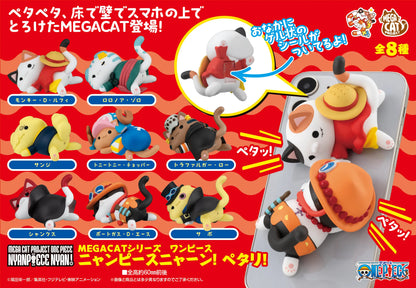 One Piece: Nyan Piece Nyan Sticky Kitties Box/8 Megahouse Mega Cat Project