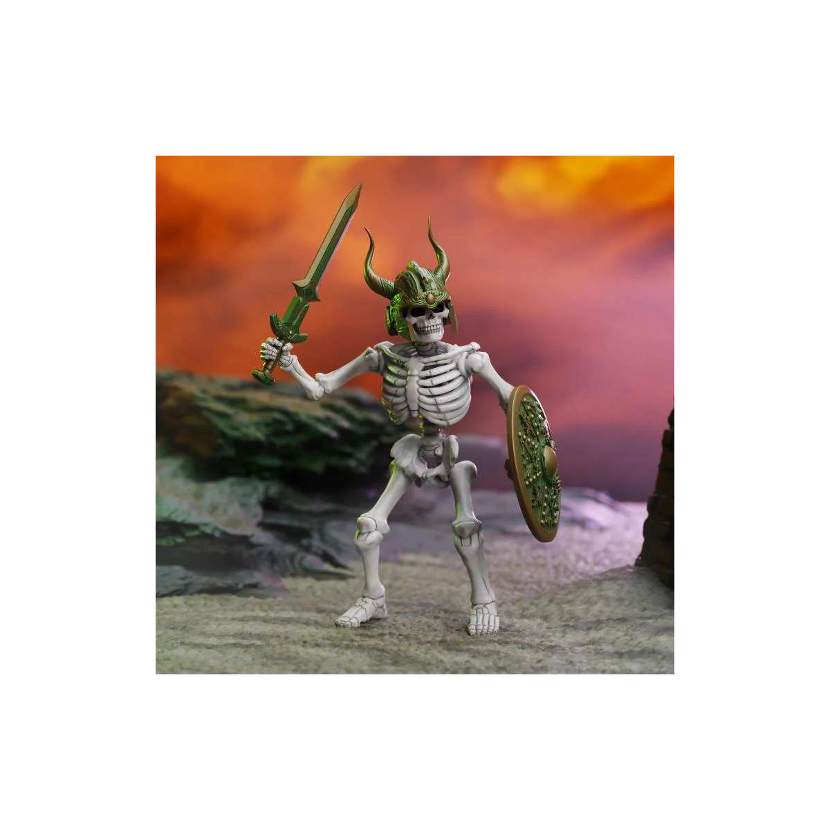 Undead Skeletal Guardian Immortal Champions Wave 1 Action Figure