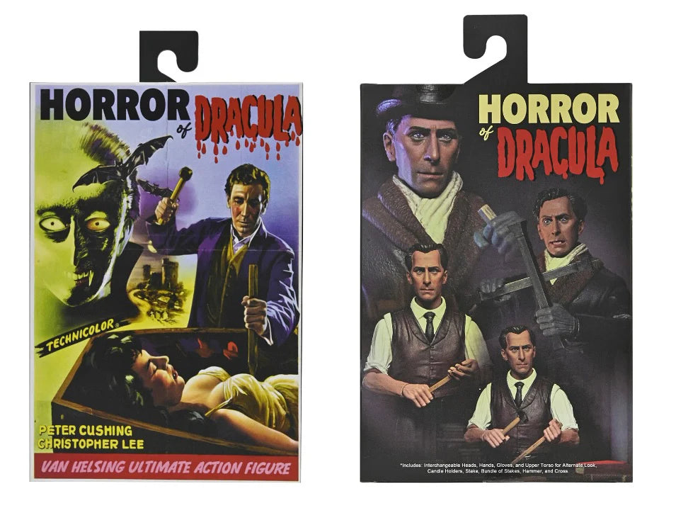 Hammer Films Horror Of Dracula 1958 Van Helsing 7in Action Figure