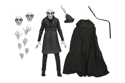 Nosferatu Ult Count Orlok Black & White 7in Action Figure