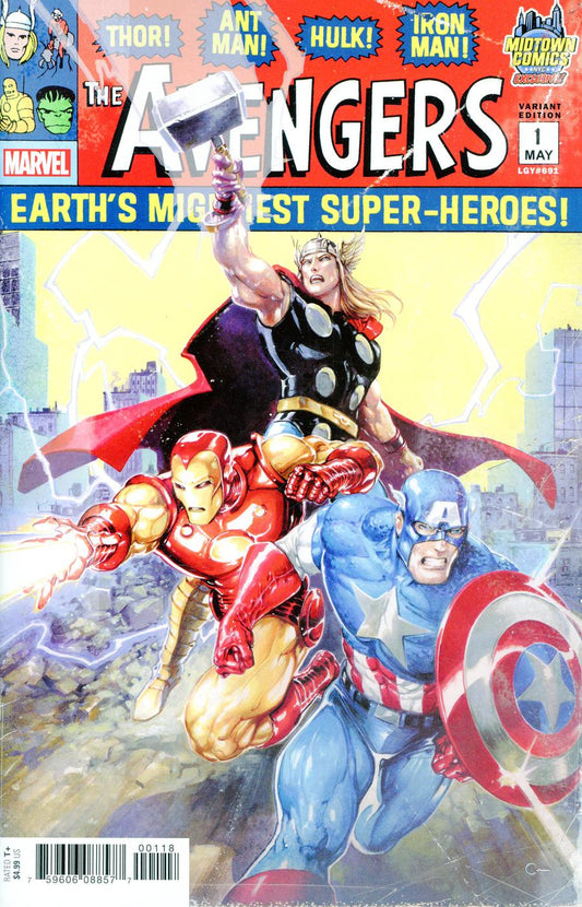 Avengers Vol 7 #1 Midtown Exclusive Clayton Crain Variant Cover
