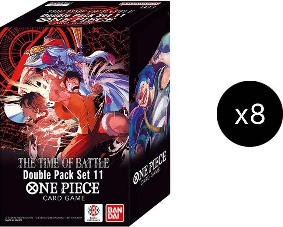 One Piece Card Game The Time of Battle Double Pack Set 11 Display