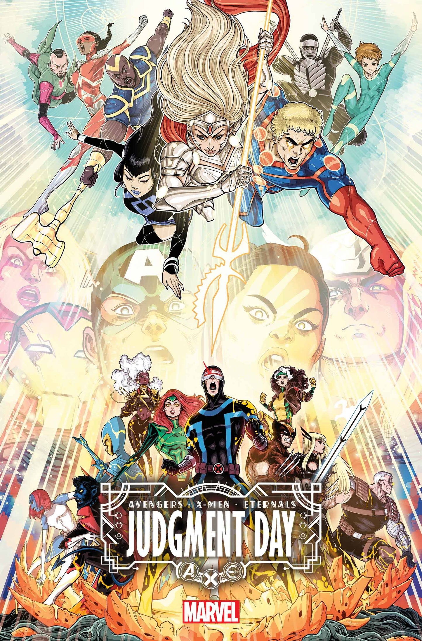 Avengers X-Men Eternals Judgment Day (2022 Marvel) #4F