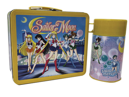 Tin Titans Sailor Moon Scout Lineup Previews Exclusive Lunchbox & Bev Container