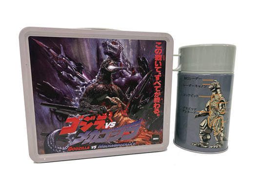 TIN TITANS GODZILLA VS MECHAGODZILLA PX LUNCHBOX & BEV CONTAINER