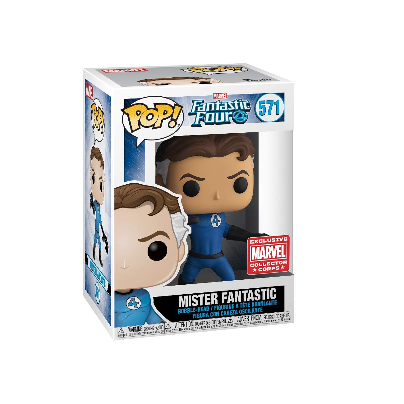 Funko Fantastic Four POP! Marvel Mister Fantastic Exclusive Vinyl Figure #571