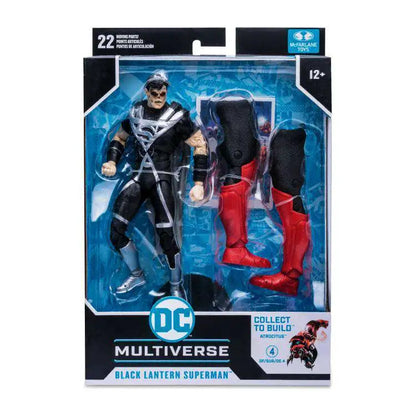 McFarlane Toys DC Multiverse Build Red Lantern Atrocitus Series Superman (Black Lantern) Action Figure