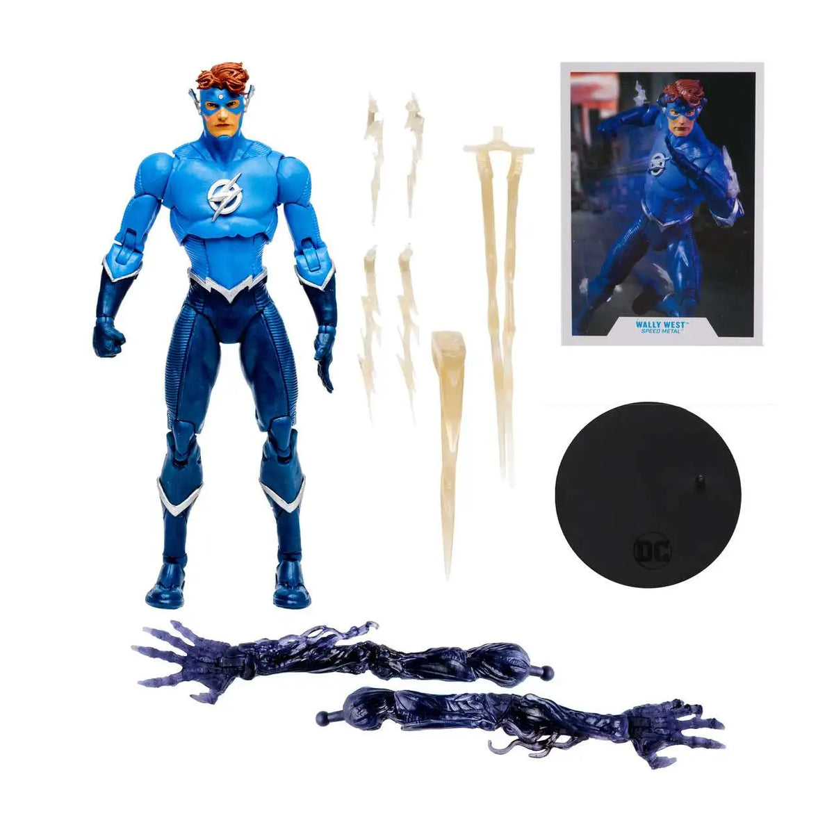 McFarlane Toys DC Multiverse Build The Darkest Knight Series Wally West Action Figure [Death Metal: Speed Metal]