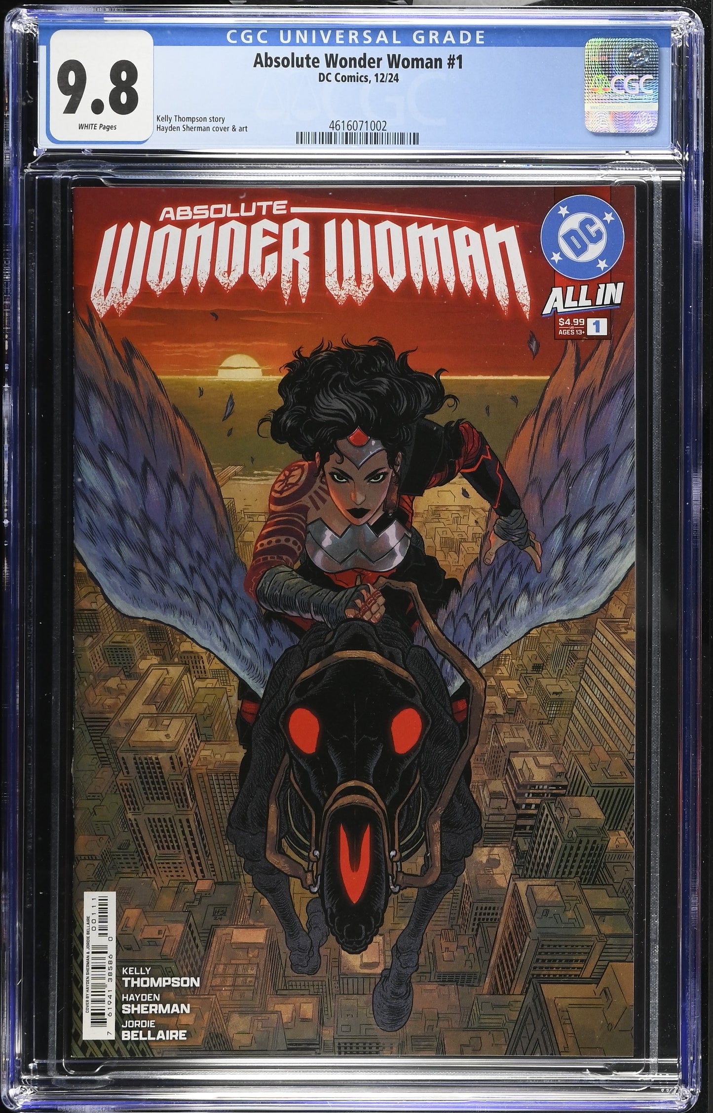 ABSOLUTE WONDER WOMAN #1 CVR A HAYDEN SHERMAN CGC Graded 9.8