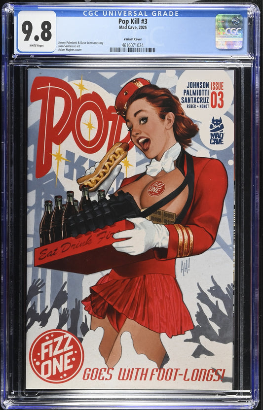 Pop Kill #3 CGC Graded 9.8