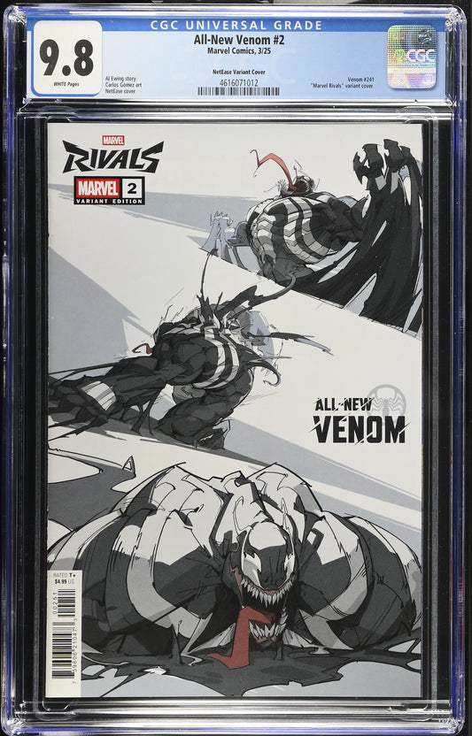 All-New Venom #2 Netease Games Marvel Rivals Variant CGC 9.8