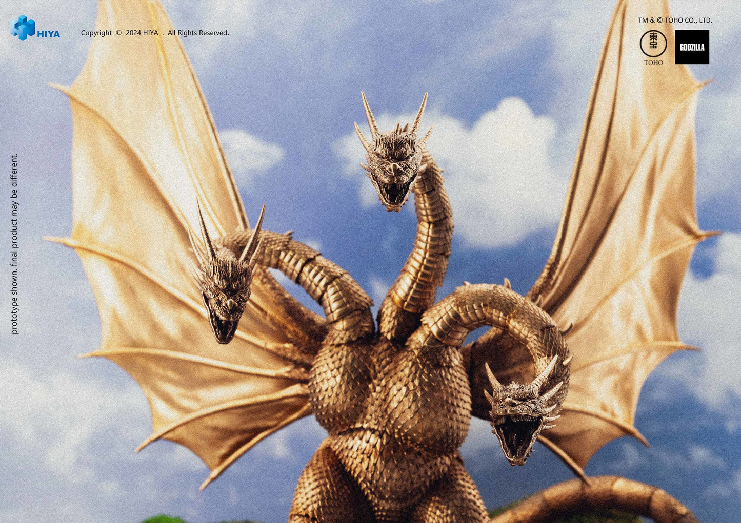 GODZILLA VS KING GHIDORAH EXQ BASIC KING GHIDORAH PX AF