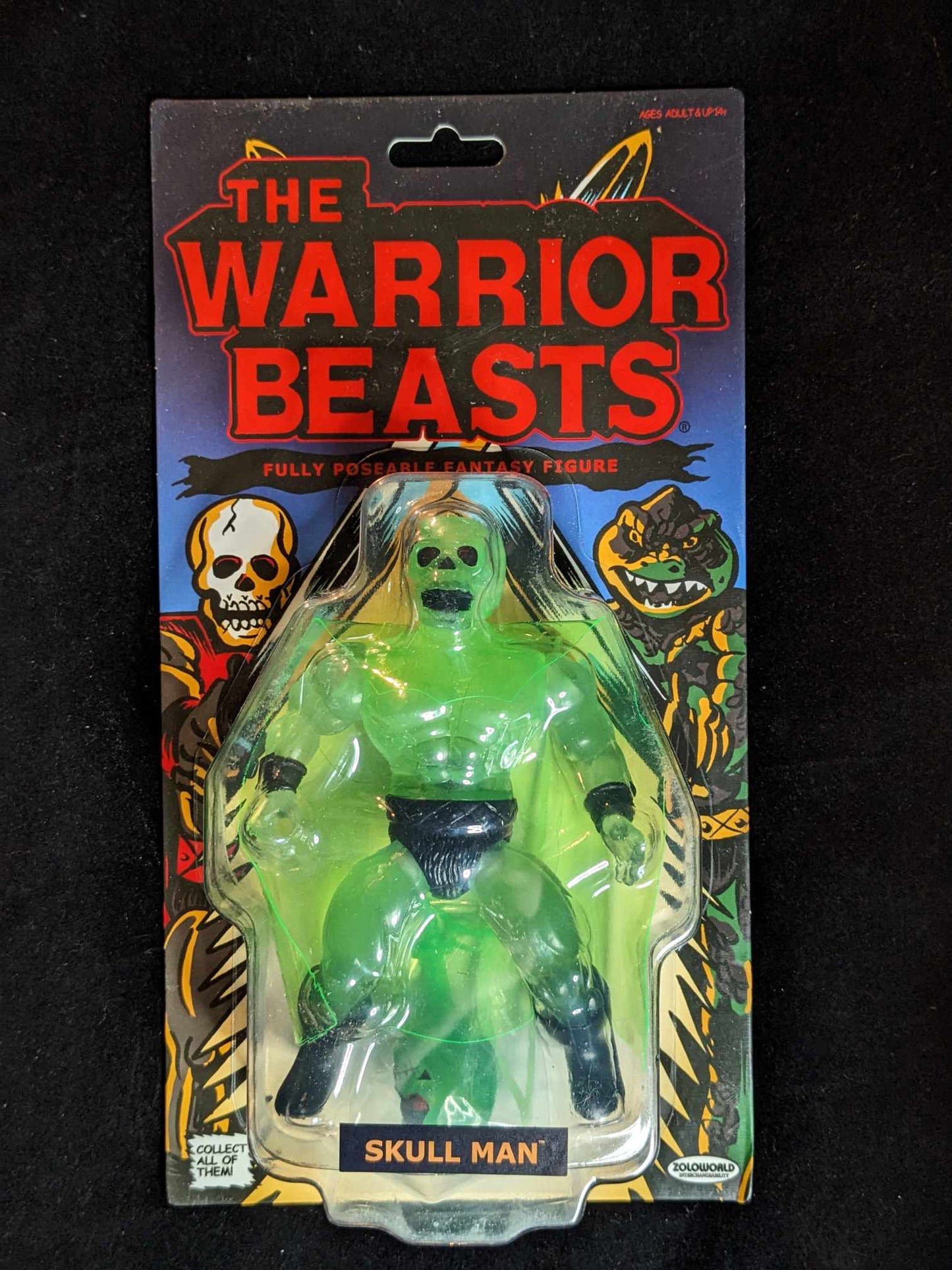 WARRIOR BEASTS – SKULL MAN (GLOW VARIANT)