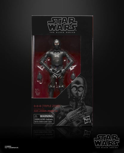Star Wars Black Series Eu 6in 0-0-0 (Triple Zero)