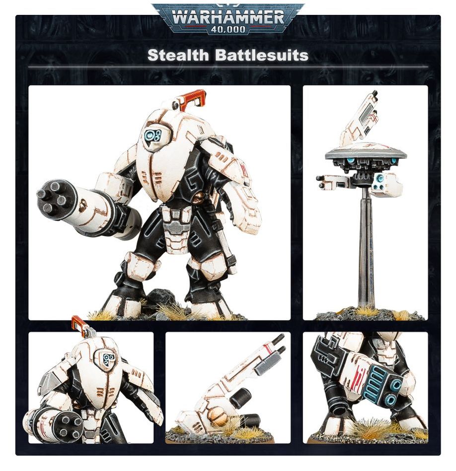 Warhammer 40,000 T’au Empire Stealth Battlesuits