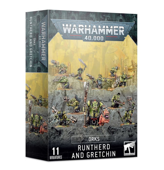 Warhammer 40,000 Orks Runtherd and Gretchen
