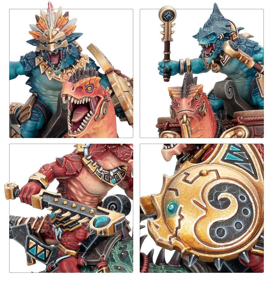 Warhammer 40,000 Seraphon Aggradon Lancers