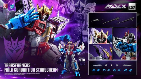 (PRE-ORDER) CORONATION STARSCREAM MDLX Action Figure by Threezero