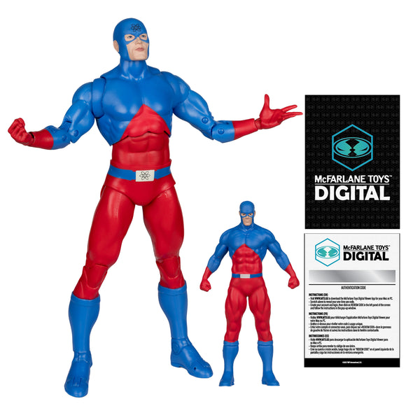 DC: The Silver Age The Atom (Ray Palmer) 7" Action Figure (With Digital Code)