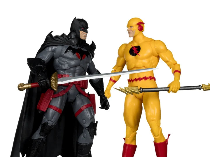 DC Collector 7in Thomas Wayne Batman & Zoom Action Figure 2pk