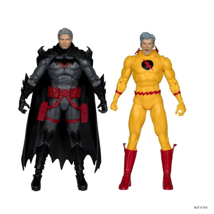 DC Collector 7in Thomas Wayne Batman & Zoom Action Figure 2pk