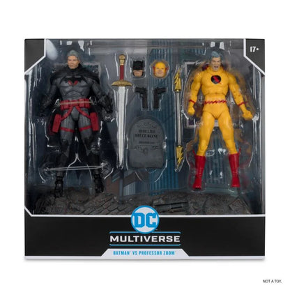 DC Collector 7in Thomas Wayne Batman & Zoom Action Figure 2pk
