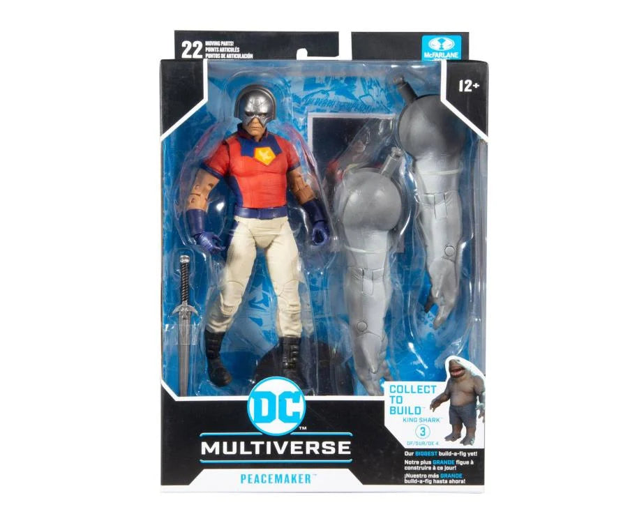 The Suicide Squad DC Multiverse Peacemaker Action Figure (Collect to Build: King Shark)
