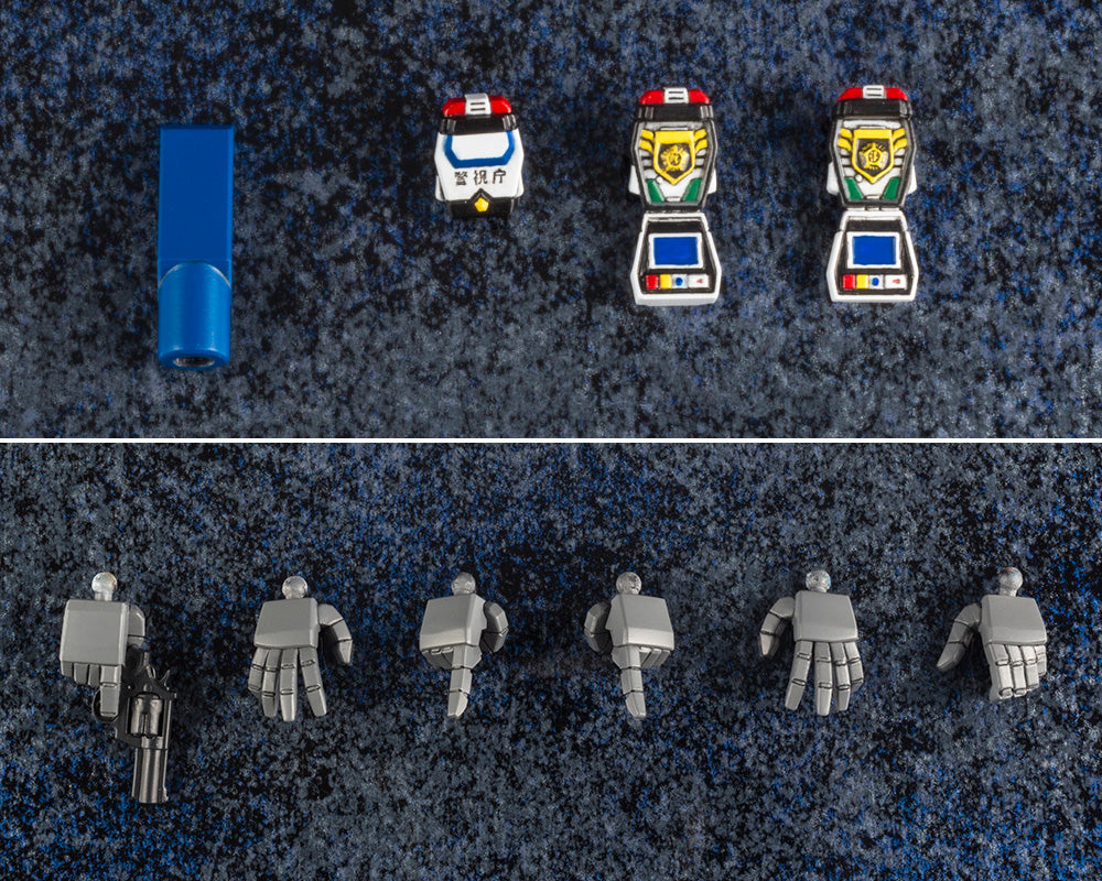 BRAVE POLICE J-DECKER DECKERD & MAXCANNON PLASTIC MODEL KIT