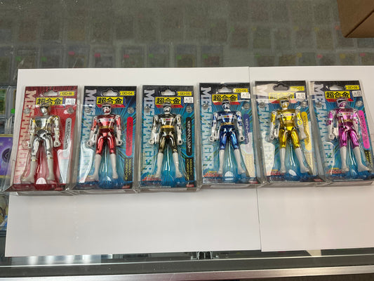 Bandai Toei Power Rangers In Space Megaranger Chogokin Figure 6p Set New JP