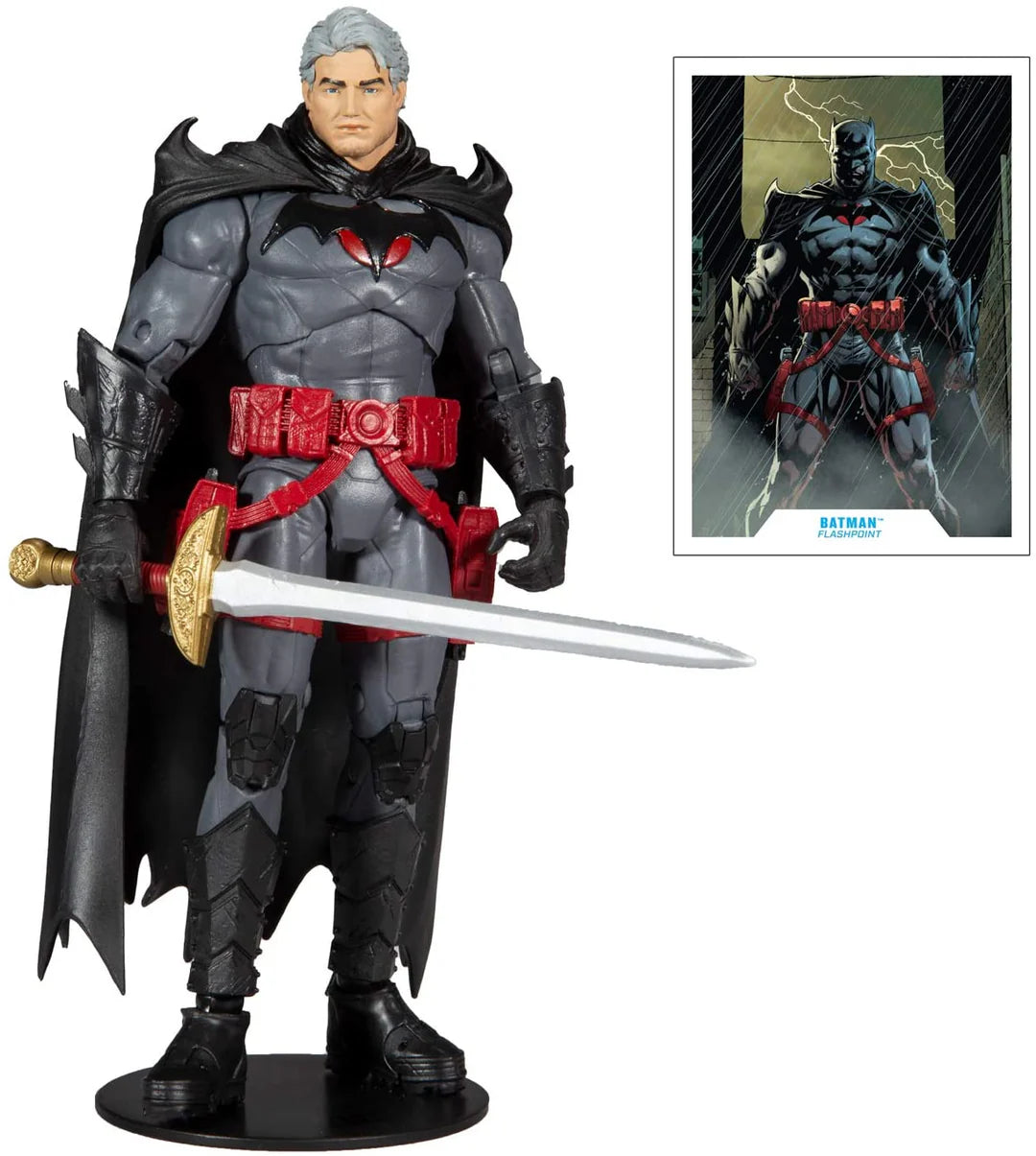 DC Multiverse Thomas Wayne Flashpoint Batman Unmasked 7-Inch Action Figure