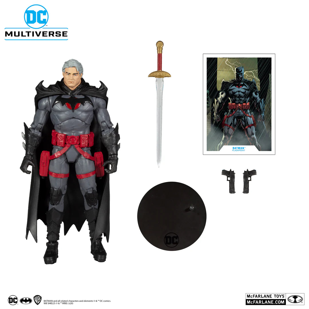 DC Multiverse Thomas Wayne Flashpoint Batman Unmasked 7-Inch Action Figure