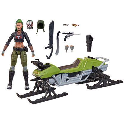 G.I. Joe Classified Series #194, Zanya and Dreadnok Chameleon (Swamp Skier) Vehicle