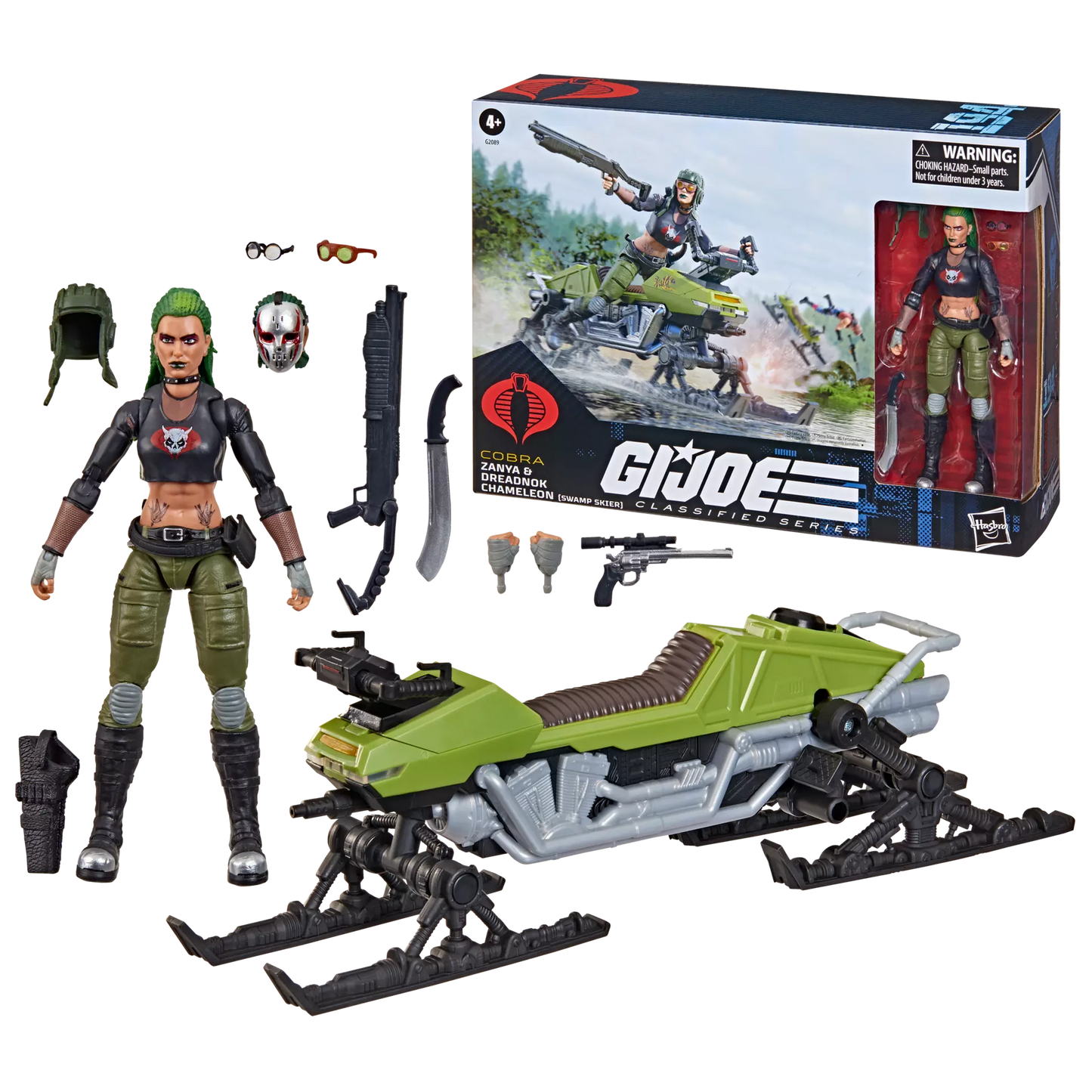 G.I. Joe Classified Series #194, Zanya and Dreadnok Chameleon (Swamp Skier) Vehicle